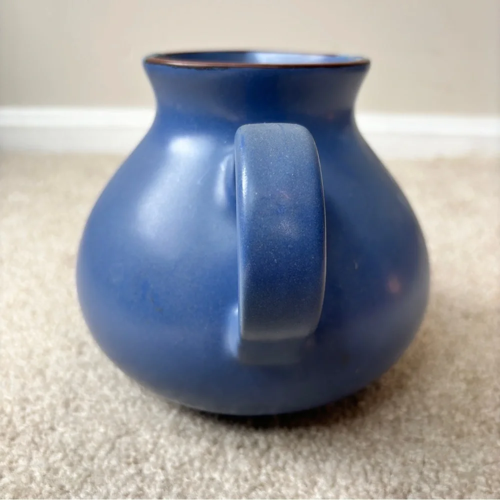Dansk Mesa Sky Blue Ceramic Pitcher KW Portugal